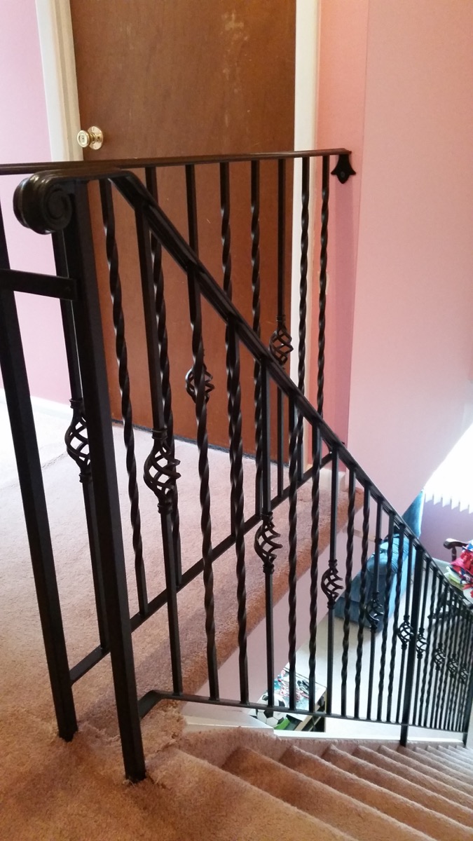 Basket Weave And Twisted Picket Railing